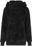 URBAN CLASSICS Rundhalspullover "Urban Classics Damen Ladies Long Teddy Hoody" 1 Stk.