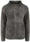Kapuzenfleecejacke OXMO "Sweatjacke OXTelsa", Damen, Gr. L, grau (castlerock),