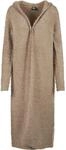 Strickjacke URBAN CLASSICS "Urban Classics Damen Ladies Hooded Feather Cardigan",