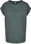 URBAN CLASSICS Kurzarmshirt "Urban Classics Damen Ladies Extended Shoulder Tee"...