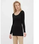 Langarmshirt VERO MODA "VMMAXI", Damen, Gr. XXL, schwarz, Jersey, Obermaterial:...