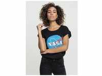 T-Shirt MISTERTEE "MisterTee Damen Ladies NASA Insignia Tee" Gr. XS, schwarz (black)