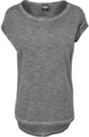 Kurzarmshirt URBAN CLASSICS "Urban Classics Damen Ladies Long Back Shaped Spray Dye