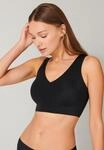Bustier SCHIESSER "Invisible Soft", Damen, Gr. 44, N-Gr, schwarz (000, schwarz),