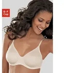 T-Shirt-BH LASCANA "perfect basic", Damen, Gr. 95, Cup C, beige (creme),...