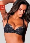 LASCANA Push-up-BH mit B&uuml;gel im angesagten Leo-Look, sexy Dessous
