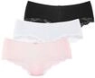 Panty LASCANA, Damen, Gr. 44/46, bunt (rosa, wei&szlig;, schwarz), Jersey,...