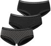 Panty LASCANA, Damen, Gr. 44/46, schwarz, Jersey, Obermaterial: 95% Baumwolle,...