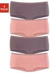 Panty LASCANA, Damen, Gr. 36/38, beige (taupe, ros&eacute;), Jersey, Obermaterial: 92%