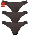 String LASCANA "aus hochwertiger Modal-Qualit&auml;t", Damen, Gr. 44/46, schwarz,
