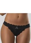 LASCANA String "Premium Dessous" aus zarter Spitze mit feiner Zierschleife und