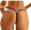 LASCANA String mit elastischen B&auml;ndern und Herz-Accessoire hinten