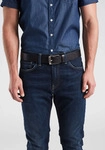 Lederg&uuml;rtel LEVI'S "NEW DUNCAN", Damen, Gr. 75, schwarz, Rindsleder, unifarben,