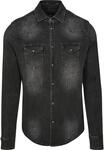 Langarmhemd BRANDIT "Brandit Herren Riley Denim Shirt", Herren, Gr. XL, US-Gr&ouml;&szlig;en,