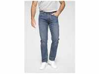 Straight-Jeans WRANGLER "Authentic Straight" Gr. 36, Länge 34, grau (mid,...