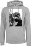 Hoodie MERCHCODE "Merchcode Herren 2Pac F*ck the World Hoody", Herren, Gr. L, grau
