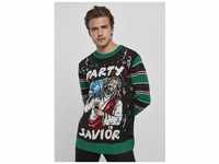 Strickpullover URBAN CLASSICS "Herren Savior Christmas Sweater" Gr. XXL, grün