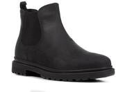 Chelseaboots GEOX "U ANDALO", Herren, Gr. 39, schwarz, Leder, Textil, Schuhe