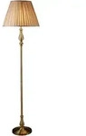SEARCHLIGHT Stehlampe "Flemish Floor Lamp- Antique Brass Pleated Shade",