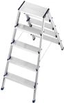 Hailo Doppelleiter "D60 StandardLine" 1 Stk. tlg. Alu-Sicherheits-Doppelstufenleiter