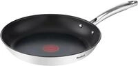 Tefal Bratpfanne "Duetto+, langlebige Antihaftversiegelung, Thermo-Signal" Edelstahl