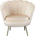 SalesFever Loungesessel "Clam - Design Cocktailsessel" Prachtvoll extravagantes