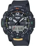 Smartwatch CASIO PRO TREK SMART, schwarz (schwarz, schwarz), Smartwatches, Herren,