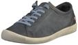 Sneaker SOFTINOS "softinos Sneaker Leder", Damen, Gr. 36, navy, Leder, Schuhe Sneaker