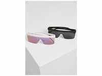 Sonnenbrille URBAN CLASSICS "Urban Classics Unisex Sunglasses Rhodos 2-Pack" Gr. one