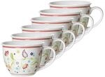 Ritzenhoff & Breker Tasse "Jumbotassen Shanti 350 ml 6er Set bunt"