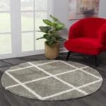 Sanat Hochflor-Teppich "Madrid 1" rund 30 mm H&ouml;he Wohnzimmer, Langflor, Shaggy
