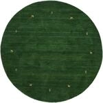 carpetfine Wollteppich "Gabbeh Uni" rund 15 mm H&ouml;he reine Wolle handgewebt, Gabbeh