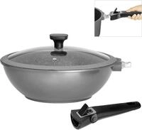 STONELINE Wok "Imagination PLUS" Aluminiumguss einzigartige