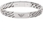 Edelstahlarmband EMPORIO ARMANI "Schmuck Geschenk Edelstahl Armschmuck", silber