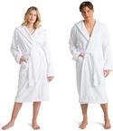 M&ouml;ve Unisex-Bademantel "Superwuschel Kapuze, ideal f&uuml;r Sauna & Spa,