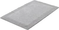 Badematte GRUND "LUXOR" Gr. 5, grau (kieselgrau), H:15mm, Baumwolle, Badematten,