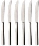 Villeroy & Boch Besteck-Set "Pizza-& Steakmesser Piemont 6er Set silber"