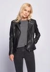 Lederjacke MAZE "Sally", Damen, Gr. L, schwarz, Obermaterial: 100% Lammleder. Futter: