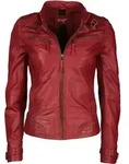 Lederjacke MAZE "31Ryana", Damen, Gr. XS, rot, Obermaterial: 100% Lammleder. Futter: