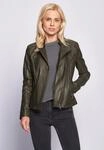 Lederjacke MAZE "Sally", Damen, Gr. XS, gr&uuml;n (forest night), Obermaterial: 100%