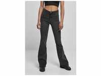 Bequeme Jeans URBAN CLASSICS "Urban Classics Damen Ladies High Waist Flared...