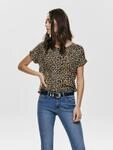 ONLY Kurzarmshirt "ONLMOSTER &ndash; Shirt mit Animal-Print und lockerem Schnitt"