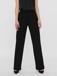 Vero Moda Anzughose "VMZAMIRA MW SLIM STRAIGHT PANT NOOS" mit G&uuml;rtelschlaufen