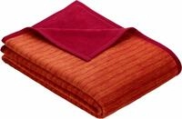 IBENA Wohndecke "Fano" mit Streifen versehen, Kuscheldecke