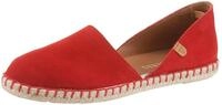 Espadrille VERBENAS "CARMEN SERRAJE", Damen, Gr. 37, rot, Veloursleder, Schuhe
