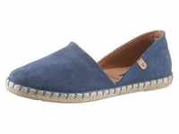 Espadrille VERBENAS Gr. 37, blau (jeansblau) Damen Schuhe Verbenas Schlupfschuh,