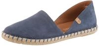 Espadrille VERBENAS "CARMEN SERRAJE", Damen, Gr. 37, blau (jeansblau), Veloursleder,