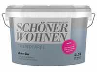 SCHÖNER WOHNEN-FARBE Wand- und Deckenfarbe "TRENDFARBE Denim" Farben Gr. 2,5 l 2500