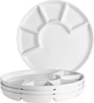 M&Auml;SER Fondueteller "Fondueteller &Oslash; 24 cm, aus Porzellan" Teller Set