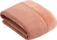 Vossen Badetuch "Pure" Baumwolle & VEGAN, mit eleganter Veloursbord&uuml;re